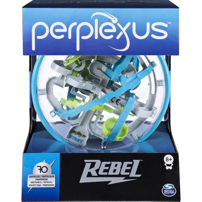 Spin Master Perplexus Rebel 6053147 Laberinto 3D Esfera 70 Obstáculos Rompecabezas Bola 1