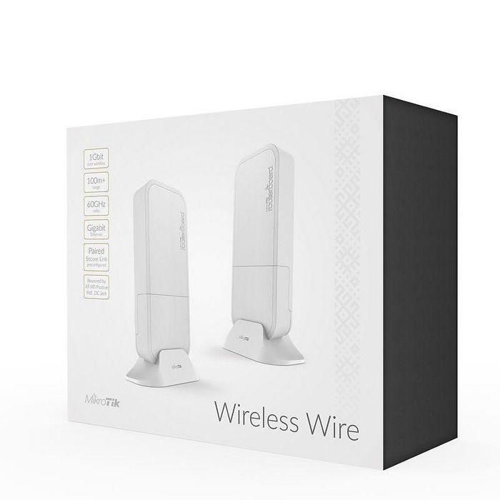 Punto de Acceso Wireless Wire Mikrotik RBwAPG-60adkit 60 GHz Blanco (2 pcs) 2 Punto de Acceso Wireless Wire Mikrotik RBwAPG-60adkit 60 GHz Blanco (2 pcs) 2