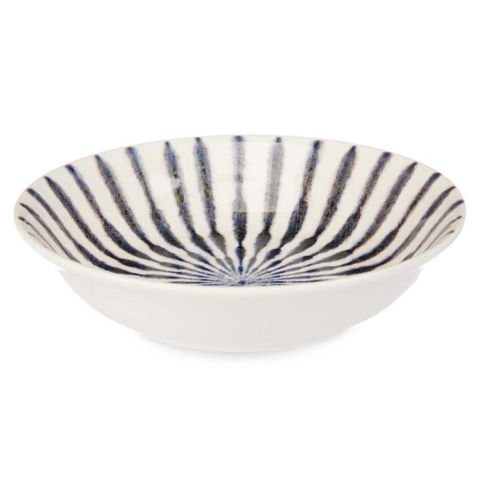 Plato Porcelana Hondo 21Cm Raya Azul Vessia (24 Unidades) 1 Plato Porcelana Hondo 21Cm Raya Azul Vessia (24 Unidades) 1