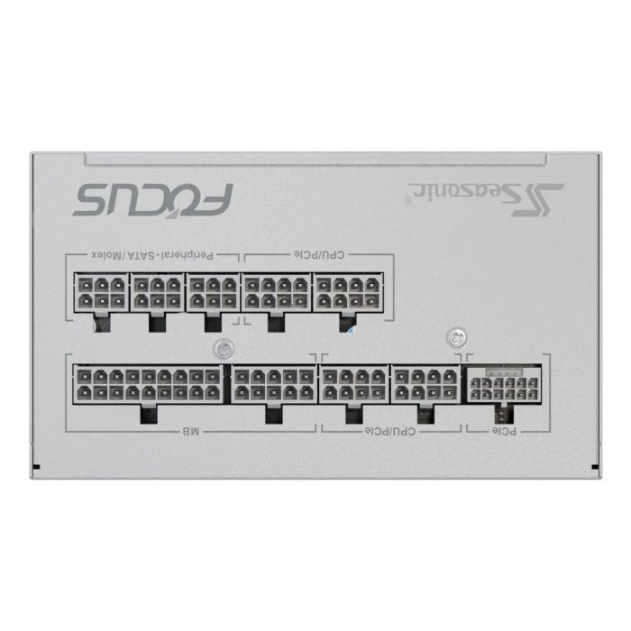 Fuente de Alimentación SeaSonic FOCUS-GX-750-V4-WHITE ATX 750 W 80 Plus Gold RoHS CE BSMI CB 9