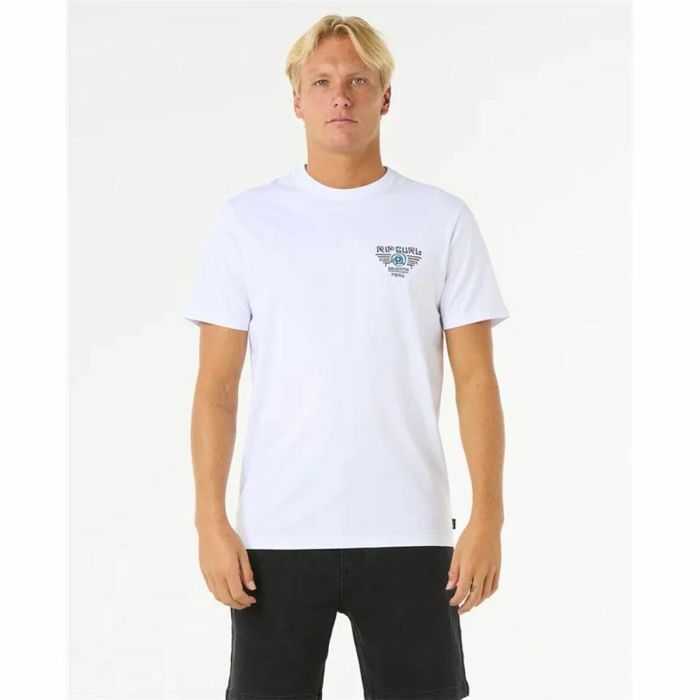 Camiseta de Manga Corta Hombre Rip Curl Desti Animals Tee Blanco 2