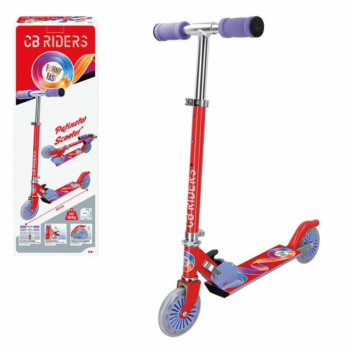 Patinete Colorbaby Rojo 6 Unidades 4 Patinete Colorbaby Rojo 6 Unidades 4