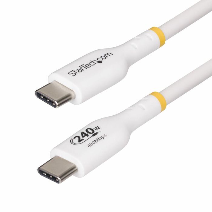 Cable USB Startech USB2EPR2MW Blanco 2 m 0 Cable USB Startech USB2EPR2MW Blanco 2 m 0
