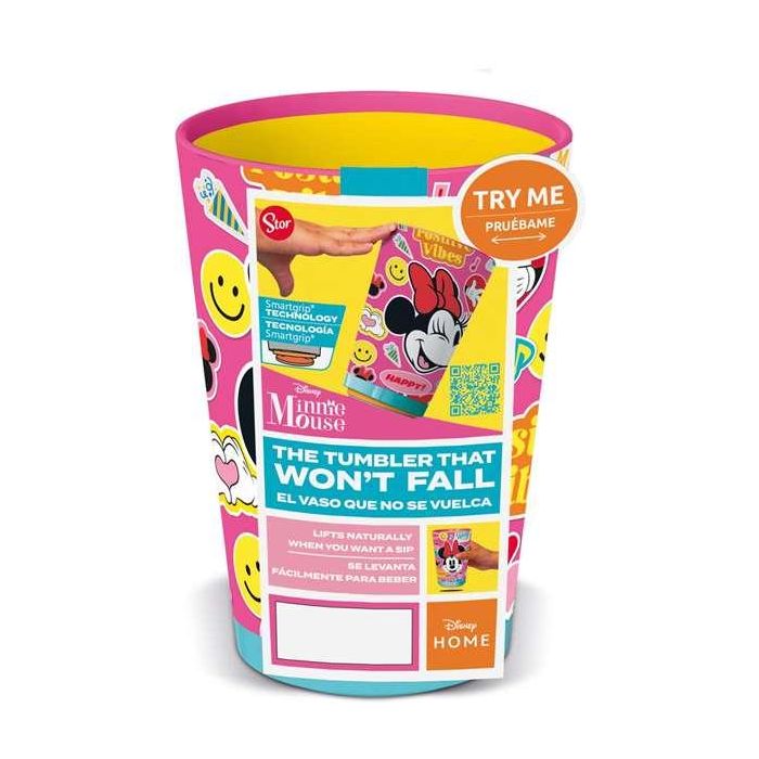 Vaso antivuelco minnie mouse flower power 470 ml 1 Vaso antivuelco minnie mouse flower power 470 ml 1