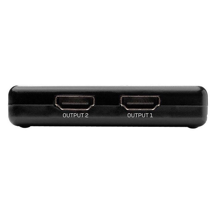 Lindy HDMI Splitter de 2 Puertos 4K Ultra HD 10.2G (3840x2160@30Hz) - Compacto, Alimentación USB, para 2 Pantallas 2