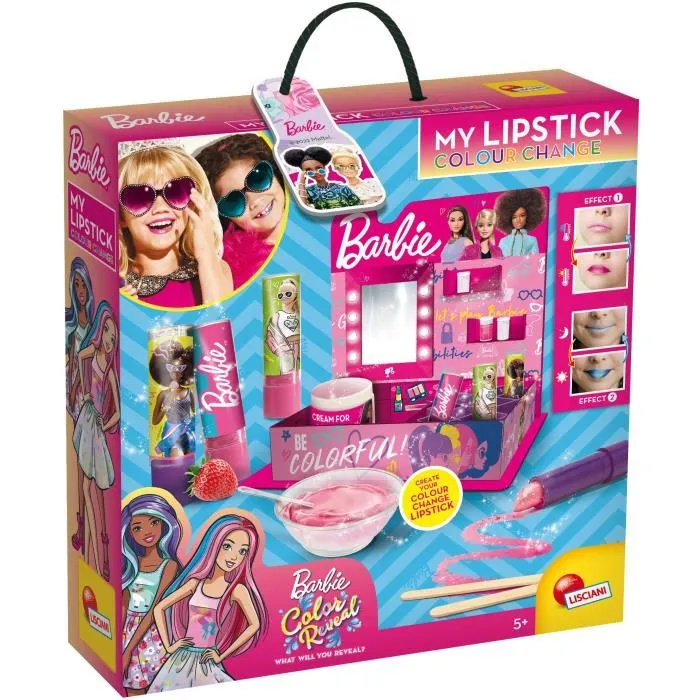Lisciani Giochi Barra de labios para personalizar - Barbie LIS8008324088638 0 Lisciani Giochi Barra de labios para personalizar - Barbie LIS8008324088638 0