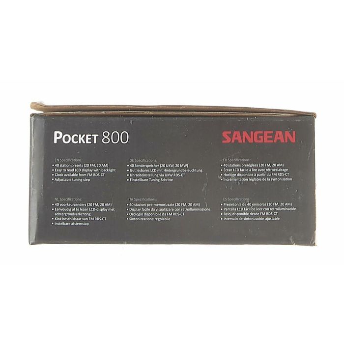 Radio Portátil Digital Sangean SDT800BK 6 Radio Portátil Digital Sangean SDT800BK 6