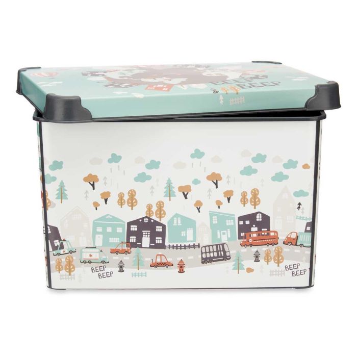 Caja Plastico 22L Road Con Asa Kipit 29X23CM (12 Unidades) 2 Caja Plastico 22L Road Con Asa Kipit 29X23CM (12 Unidades) 2