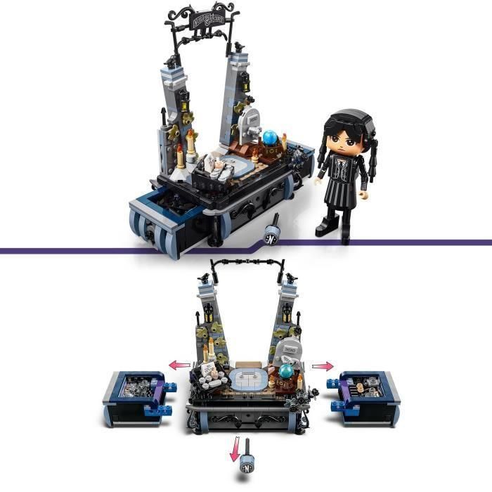LEGO 76780 Figura Miércoles Addams Articulada Colección con Cosa, Accesorios Academia Nunca Más, 2 Caras y Trajes +10 años 2 LEGO 76780 Figura Miércoles Addams Articulada Colección con Cosa, Accesorios Academia Nunca Más, 2 Caras y Trajes +10 años 2