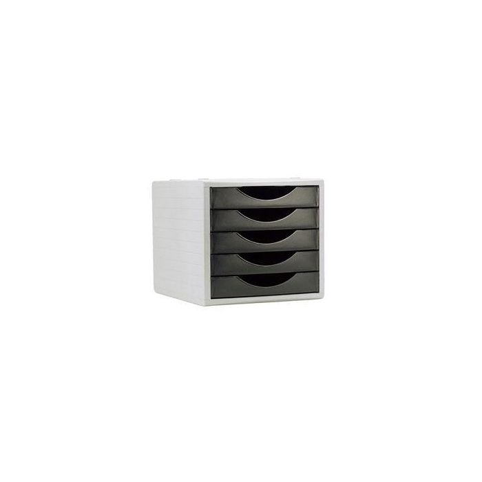 Archivo 2000 Módulo Archivotec 5 Cajones Válido Para Formato Din A4, Fólio Y Subcarpeta 340x270x260 mm Negro Archivo 2000 Módulo Archivotec 5 Cajones Válido Para Formato Din A4, Fólio Y Subcarpeta 340x270x260 mm Negro