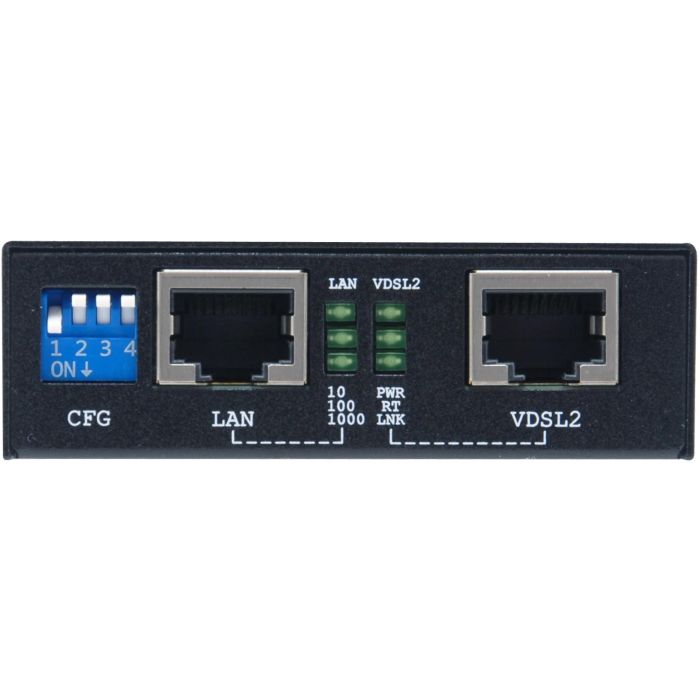 Konverter VDS-2201 10/100/1000 GbE < VDSL2 schwarz 2 Konverter VDS-2201 10/100/1000 GbE < VDSL2 schwarz 2