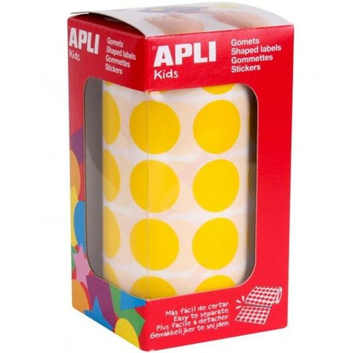 Pegatinas Apli Gomets Amarillo Geométrico (36 Unidades) 1 Pegatinas Apli Gomets Amarillo Geométrico (36 Unidades) 1