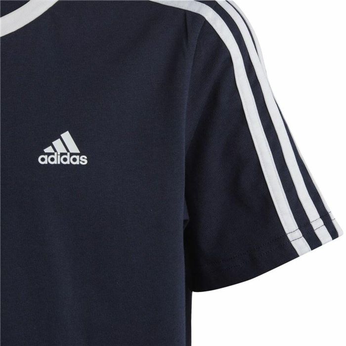 Camiseta de Manga Corta Adidas 3S Badge of Sport Negro 3