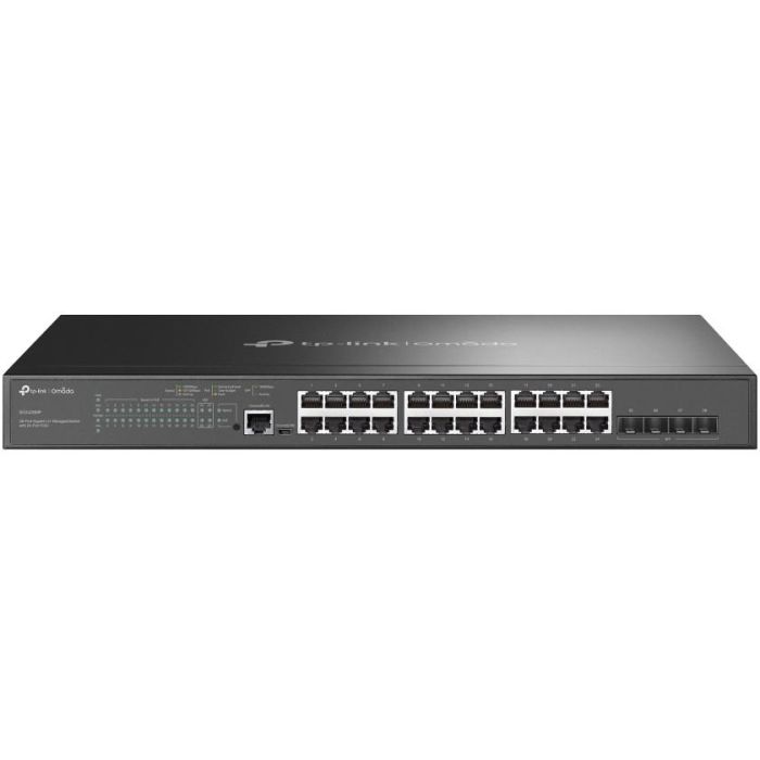 TP-Link SG3428MP Switch Gestionado Omada de 24 Puertos PoE+ Gigabit y 4 Puertos SFP Apilable