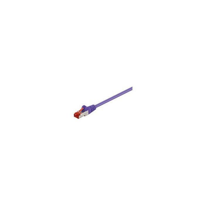 MicroConnect Cable de Red CAT6 F/UTP 1m Púrpura Apantallado, Conexión para Redes, Módem, Router, Anti-EMI