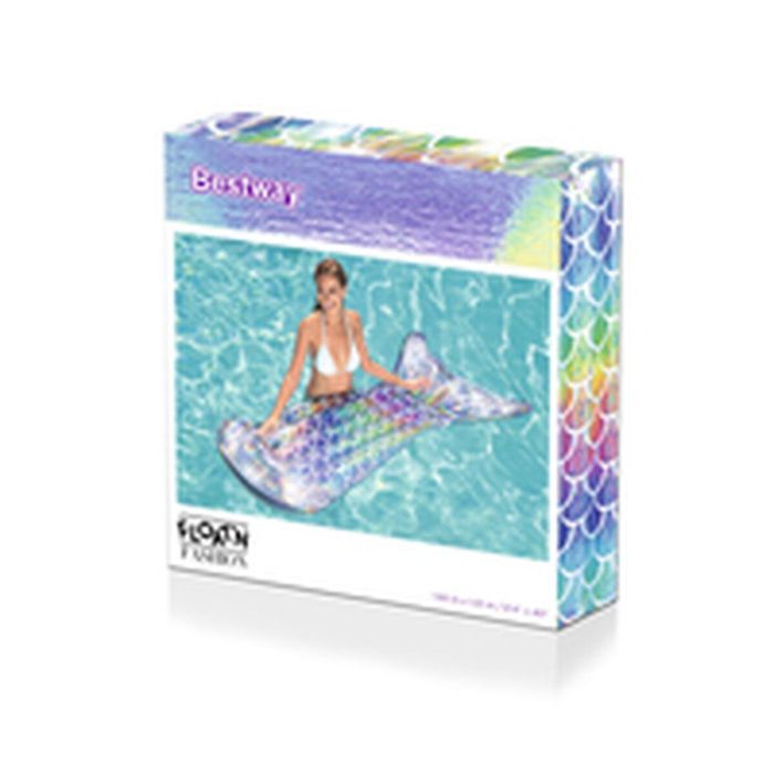 Bestway Colchoneta Hinchable Sirena Iridiscente 193x101 cm Playa y Piscina 43413 5 Bestway Colchoneta Hinchable Sirena Iridiscente 193x101 cm Playa y Piscina 43413 5