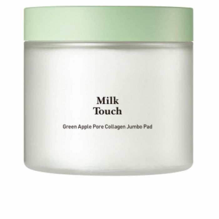 Milk Touch Discos de Algodón GREEN APPLE PORE Collagen Jumbo Pad 130 ml con AHA, BHA y Ácido Hialurónico para Piel Grasa y Madura Milk Touch Discos de Algodón GREEN APPLE PORE Collagen Jumbo Pad 130 ml con AHA, BHA y Ácido Hialurónico para Piel Grasa y Madura