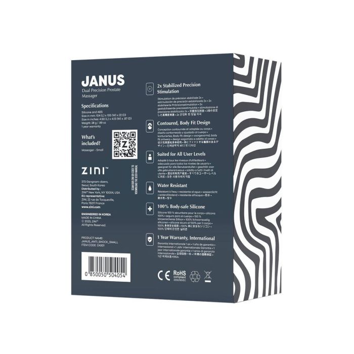 Plug Anal ZINI Negro 6 Plug Anal ZINI Negro 6