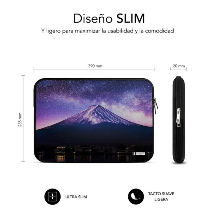 SUBBLIM Trendy Sleeve Neo Mountain 15,6" 2