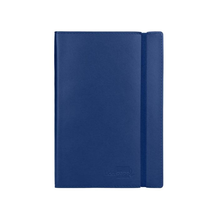 Libreta Indice Liderpapel Similpiel A6 120 Hojas 70 gr-M2 Color Azul 1