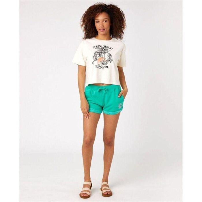 Camiseta de Manga Corta Rip Curl Stay Wild Blanco 2
