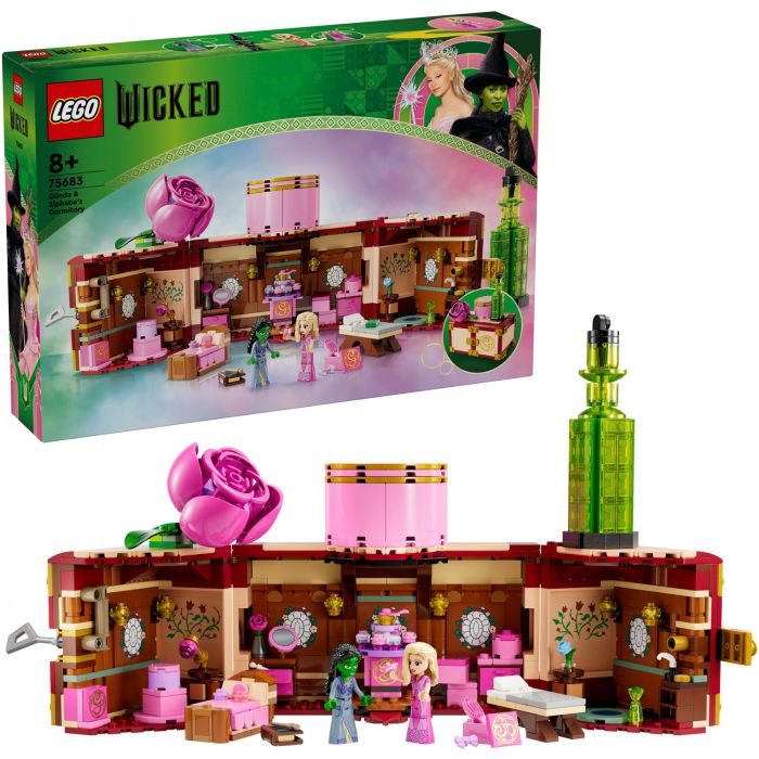 LEGO 75683 Wicked Dormitorio de Glinda y Elphaba - Modelo de coleccionista con minimuñecas 10 LEGO 75683 Wicked Dormitorio de Glinda y Elphaba - Modelo de coleccionista con minimuñecas 10