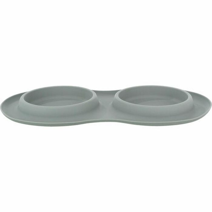 Comedero para Perro Trixie Gris Acero Inoxidable Ø 16 cm Doble 2 × 0,3 L 47 × 3 × 26 CM 3 Comedero para Perro Trixie Gris Acero Inoxidable Ø 16 cm Doble 2 × 0,3 L 47 × 3 × 26 CM 3