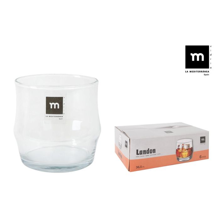 Set de 6 Vasos Landon 365 cc - La Mediterranea (8 Cajas) Set de 6 Vasos Landon 365 cc - La Mediterranea (8 Cajas)