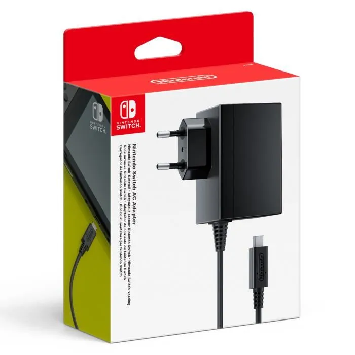 Nintendo Adaptador de CA para Cargar Consola Switch Fuera de Base Portátil 1 Nintendo Adaptador de CA para Cargar Consola Switch Fuera de Base Portátil 1