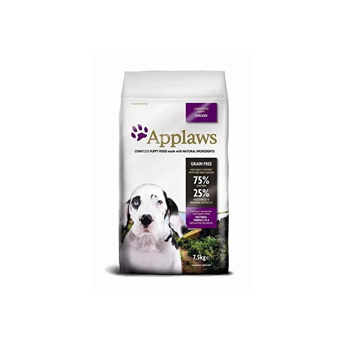 Applaws Dog Dry Puppy Razas Grandes Pollo 7,5 kg