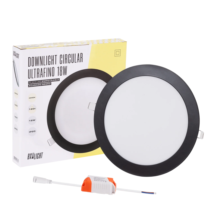 BX3 LIGHT Placa LED Empotrable Circular 18W 1380 Lumenes 6000K Blanco Frio 40000 Horas Vida Util Referencia BX3-GP-LZ-3-B-CW BX3 LIGHT Placa LED Empotrable Circular 18W 1380 Lumenes 6000K Blanco Frio 40000 Horas Vida Util Referencia BX3-GP-LZ-3-B-CW