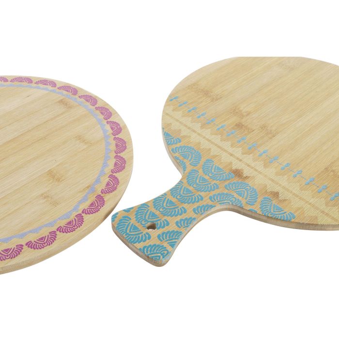 Tabla Cortar Colonial DKD Home Decor Turquesa Granate 40 x 1 x 30 cm (2 Unidades) 1 Tabla Cortar Colonial DKD Home Decor Turquesa Granate 40 x 1 x 30 cm (2 Unidades) 1