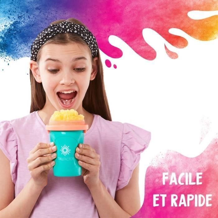 Taza de granizado Chillfactor - Bandai - Color aleatorio azul, rosa o verde - suministrada con pajita 3 Taza de granizado Chillfactor - Bandai - Color aleatorio azul, rosa o verde - suministrada con pajita 3