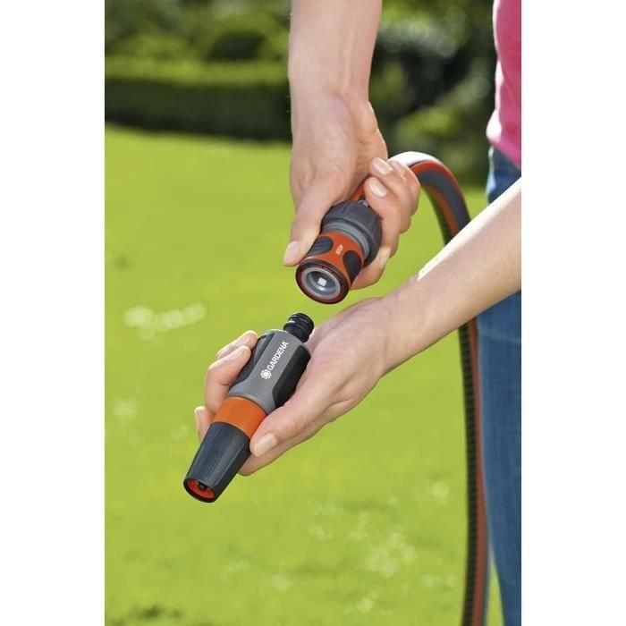 Conectores rápidos + Aquastop - GARDENA - 19 mm 4 Conectores rápidos + Aquastop - GARDENA - 19 mm 4