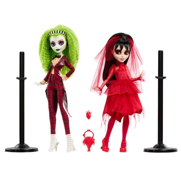 Monster High Hyv96 Pack 2 Muñecas Skullector Beetlejuice y Lydia Deetz Boda de Bitelchús Coleccionable 2 Monster High Hyv96 Pack 2 Muñecas Skullector Beetlejuice y Lydia Deetz Boda de Bitelchús Coleccionable 2