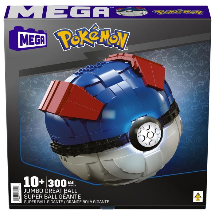 Mega Construx Pokemon Superball Gigante Hmw04 Mattel 1