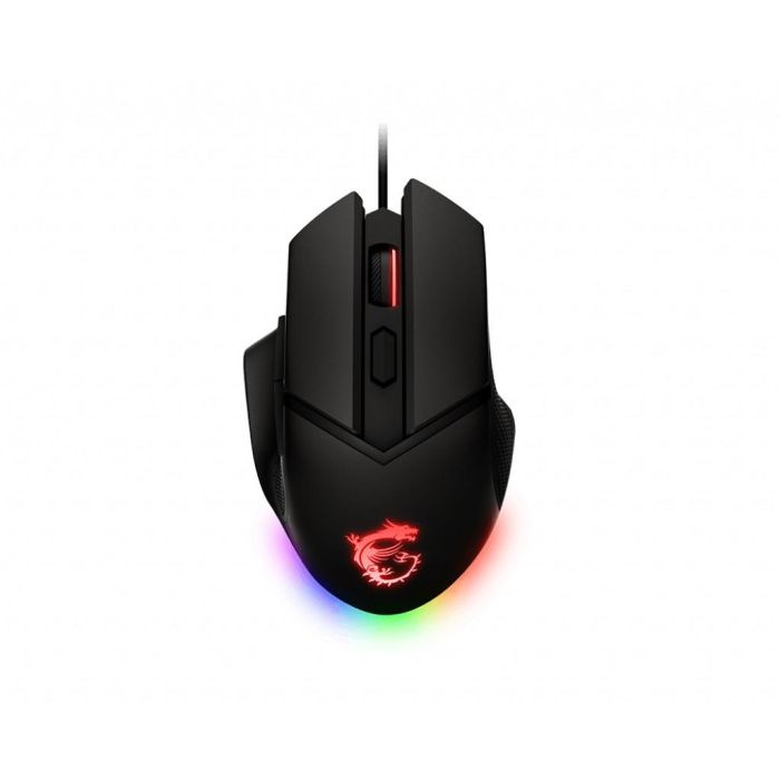 MSI Clutch GM20 Ratón Gaming Óptico con Cable, Ergonómico, Iluminación RGB, Negro 1