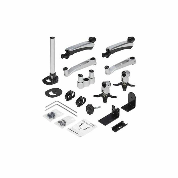 Soporte de Mesa para Pantalla Startech ARMDUAL30 Plata Negro/Plateado 30" 4 Soporte de Mesa para Pantalla Startech ARMDUAL30 Plata Negro/Plateado 30" 4
