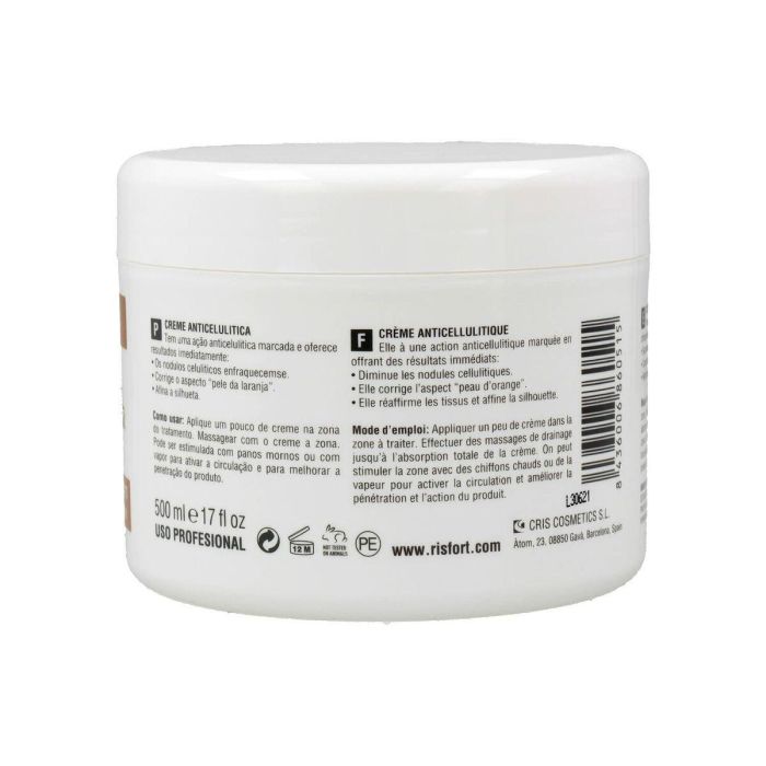 Risfort Anticelulítica Con Extracto De Hiedra Crema 500 ml 2 Risfort Anticelulítica Con Extracto De Hiedra Crema 500 ml 2
