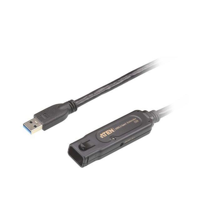 Aten UE3315A Cable Extensor USB 3.2 Gen1 de 15 m, Transmisión de Datos hasta 5Gb/s, Compatible con USB 2.0/1.1 y Plug & Play 1 Aten UE3315A Cable Extensor USB 3.2 Gen1 de 15 m, Transmisión de Datos hasta 5Gb/s, Compatible con USB 2.0/1.1 y Plug & Play 1
