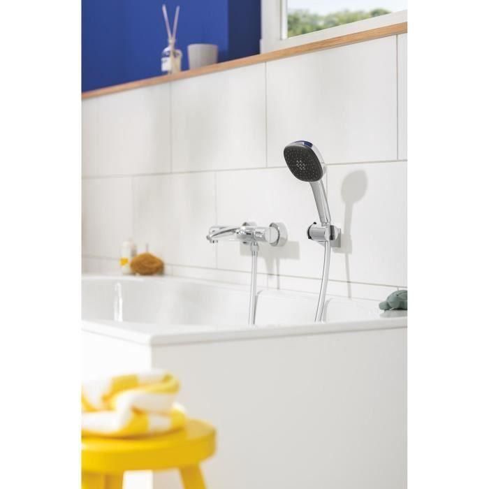 Grohe Vitalio Comfort 110 Rociador de Ducha 3 Chorros (Lluvia/Estimulante/Masaje) Fácil Selección Ahorro de Agua Cromado 26092001 1 Grohe Vitalio Comfort 110 Rociador de Ducha 3 Chorros (Lluvia/Estimulante/Masaje) Fácil Selección Ahorro de Agua Cromado 26092001 1