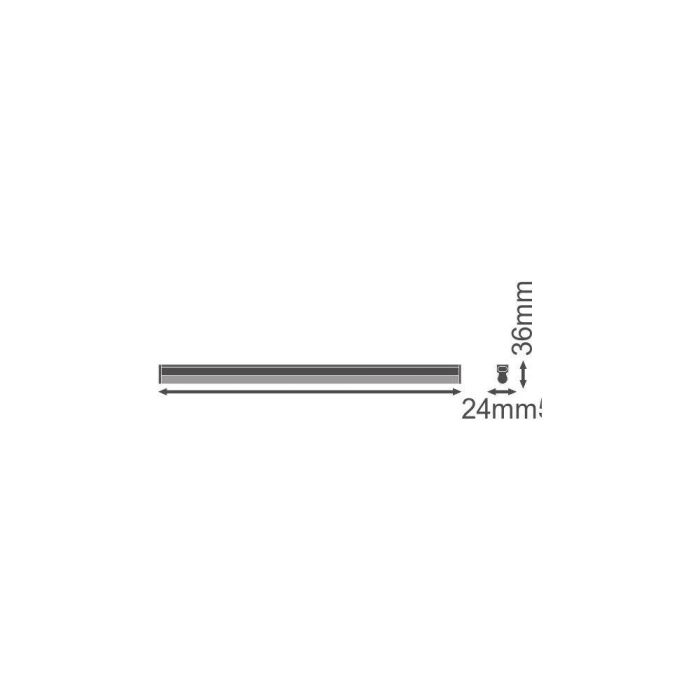 [LVE-4058075106277] Luminaria LED Lineal Ledvance "Compact"   10W 1000Lm 3000K 140º IP20 2
