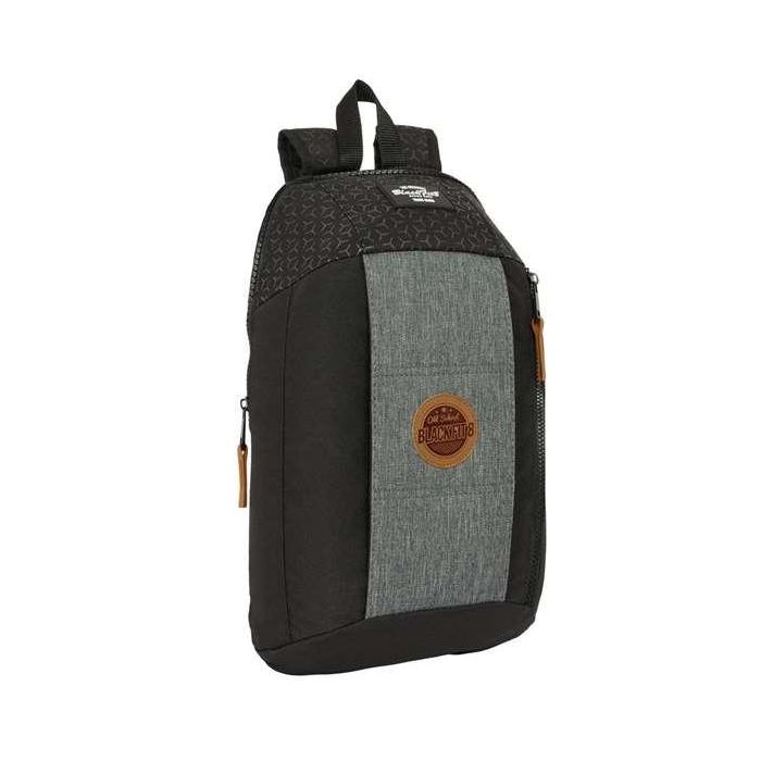 Mochila Casual BlackFit8 Old school Negro Gris 22 x 39 x 10 cm