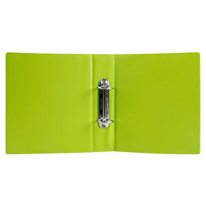 Liderpapel Carpeta A5 de 2 Anillas 40 mm de Cartón Forrado PVC, Verde 4