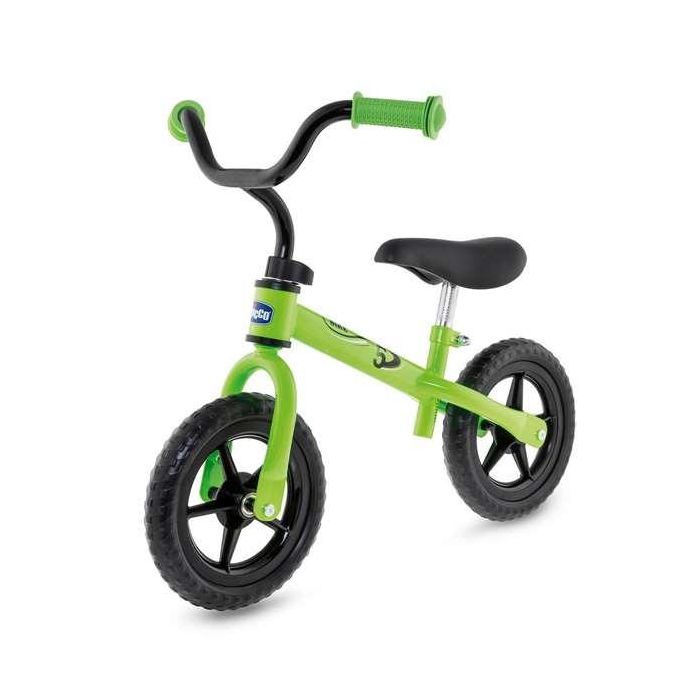 Chicco Bicicleta sin Pedales S Bullet Verde 10 Pulgadas para Niños de 2 a 5 Años Ideal para el Equilibrio 2