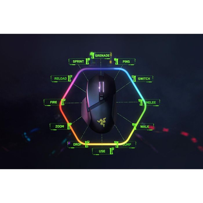 Razer Basilisk V3 Pro Ratón Gaming Inalámbrico Negro 7