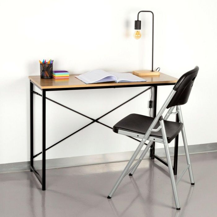 Mesa de Escritorio Max Home Acero Melamina Aglomerado 100 x 70 x 40 cm 5 Mesa de Escritorio Max Home Acero Melamina Aglomerado 100 x 70 x 40 cm 5