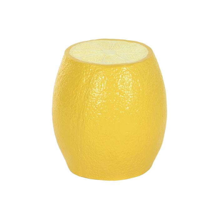 DKD Home Decor Mesita Auxiliar Urban Amarilla 36 x 41 x 36 cm de Magnesia