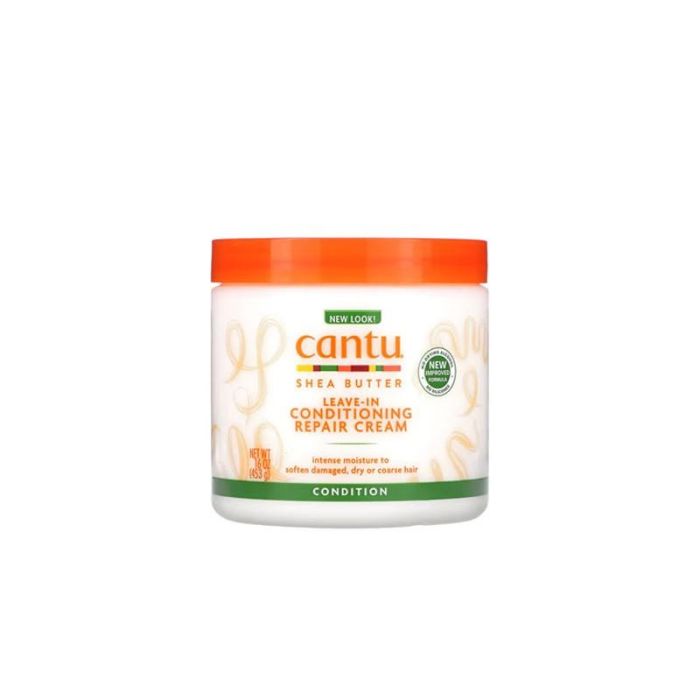 Cantu Crema Reparadora Sin Aclarado con Manteca de Karité 453g - Hidrata, Protege y Da Brillo al Cabello