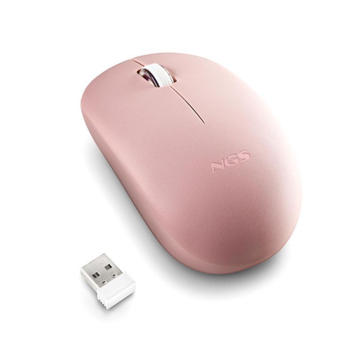 NGS FOGPROPINK Ratón Óptico Inalámbrico 1000 DPI Teclas Silenciosas USB Rosa Ambidiestro 2 NGS FOGPROPINK Ratón Óptico Inalámbrico 1000 DPI Teclas Silenciosas USB Rosa Ambidiestro 2